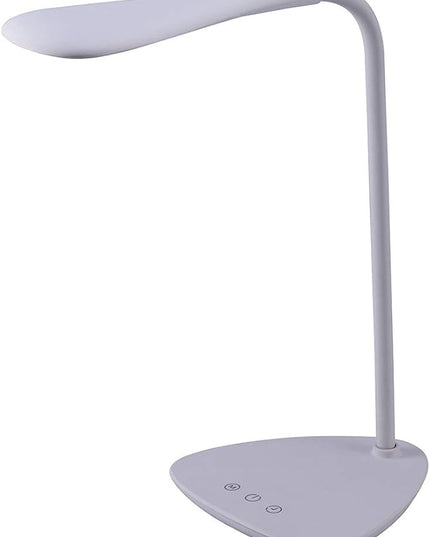 BLACK+DECKER VLED1820-BD Battery LED Desk Lamp, Dimmable with Adjustable Color Temperature, 4 Hour Battery Life, Rechargeable, Reduces Eyestrain, White - LeafyLoom