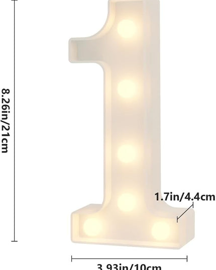 Marquee Numbers Marquee Light Up Letters Night Light 1 Light Up Numbers For Party Marquee Letters For Wall Decor Marry Me Light Up Letters Baby Shower Decorations Happy Birthday Decorations for Women - LeafyLoom