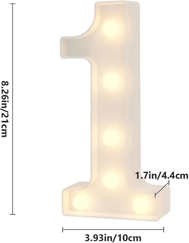 Marquee Numbers Marquee Light Up Letters Night Light 1 Light Up Numbers For Party Marquee Letters For Wall Decor Marry Me Light Up Letters Baby Shower Decorations Happy Birthday Decorations for Women - LeafyLoom