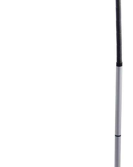 Full-Page Floor Magnifying Lamp - Metal,Silver - LeafyLoom