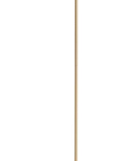 Boho Rattan floor lamp with Natural Rattan Shade, Rustic Arc Standing Lamp for Coastal, Beach or Bohemian Style Decor, E26 bulb, On/Off Footswitch Lamp for living room, Bedroom - LeafyLoom