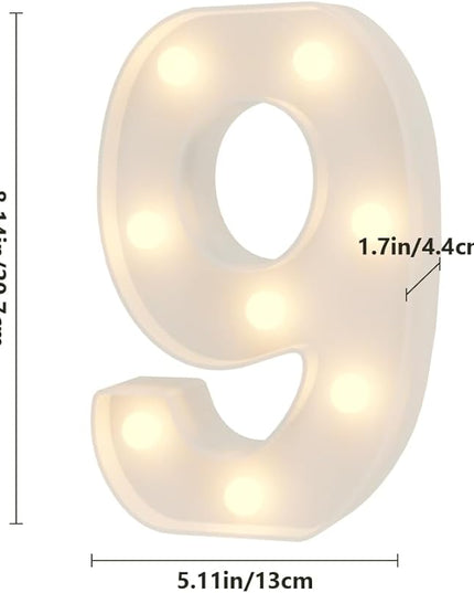 Light Up Numbers Marquee Numbers 90s Party Decorations Kitchen Decorations House Decorations Living Room Welcome Home Decorations Office Decorations for Work 90th Birthday Decorations for Women - LeafyLoom