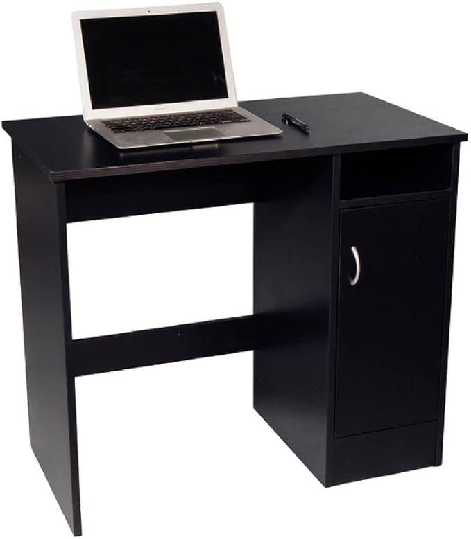 OneSpace Madison Cabinet Computer Desk, No Size, Black - LeafyLoom