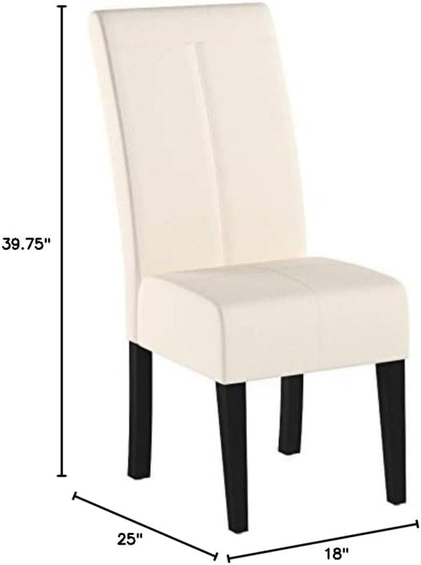 Christopher Knight Home Pertica Fabric Dining Chair, Beige 25D x 18W x 39.75H in - LeafyLoom