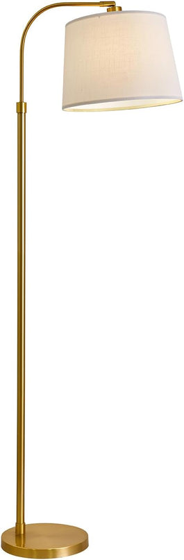 Oneach 62" Gold Floor Lamp for Living Rooms Tall Arc Standing Lamps with remote Bedrooms Industrial Corner Nursery Girls Kid Vintage Mid-Century Modern Reading Light Office(Bulb Included) - LeafyLoom