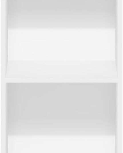 Furinno Luder Bookcase / Book / Storage, 4-Tier Cube,White - LeafyLoom