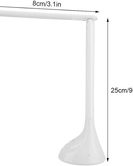 Led Desk Lamp,EyeCaring Table Lamps,Rechargeable Folding Led Light Desk Table Desktop Lamp Eye Care for Reading Study Lighting,Dimmable Office Lamp with USB Charging Port - LeafyLoom