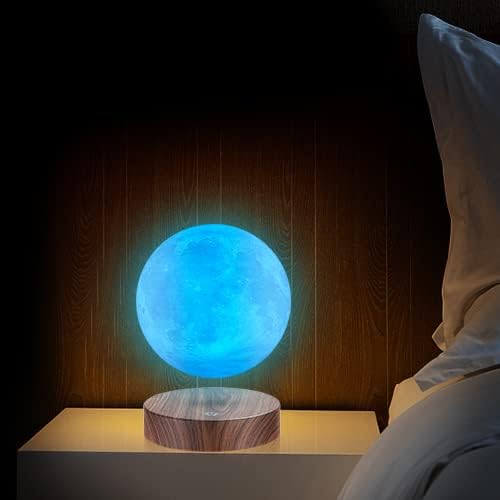 VGAzer Levitating Moon Lamp, Floating and Spinning 3D Moon Light 16 Colors Model ,Gifts for Women,Thanksgiving Christmas Gifts for Kids,Friends - LeafyLoom