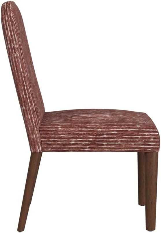 HomePop Classic Parsons Dining Chairs, Red Rust Chenille Woven (Single Pack) - LeafyLoom