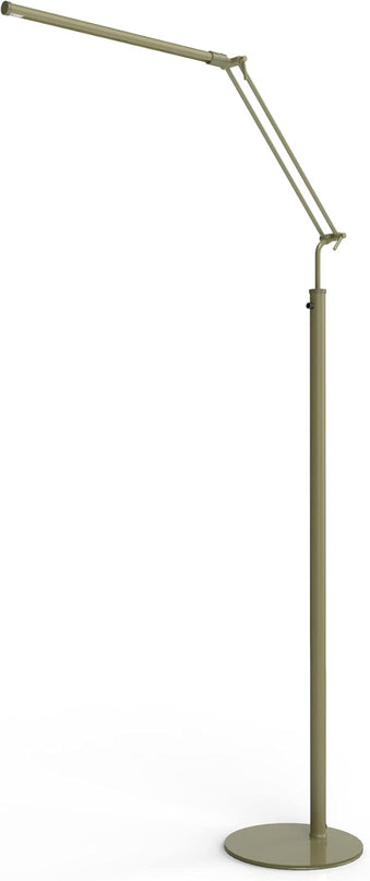 Cocoweb High Powered, dimmable, LED Floor Lamp - FLED-GPS (Antique Brass) - LeafyLoom