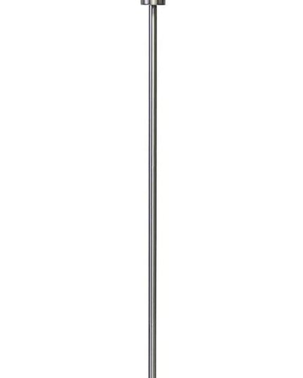Adesso 7205-22 Multi-White Shade Floor Lamp, Adjustable Gooseneck Arms, Silver - LeafyLoom