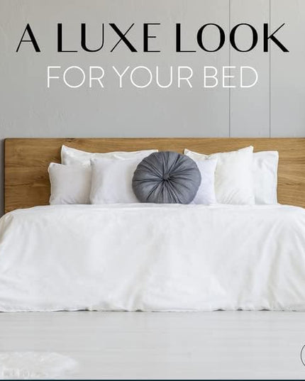 Danjor Linens California King Sheet Set - 6 Piece Set Including 4 Pillowcases - Deep Pockets - Breathable, Soft Bed Sheets - Wrinkle Free - Machine Washable - Gray Cal King Bed Sheets - 6 pc - LeafyLoom