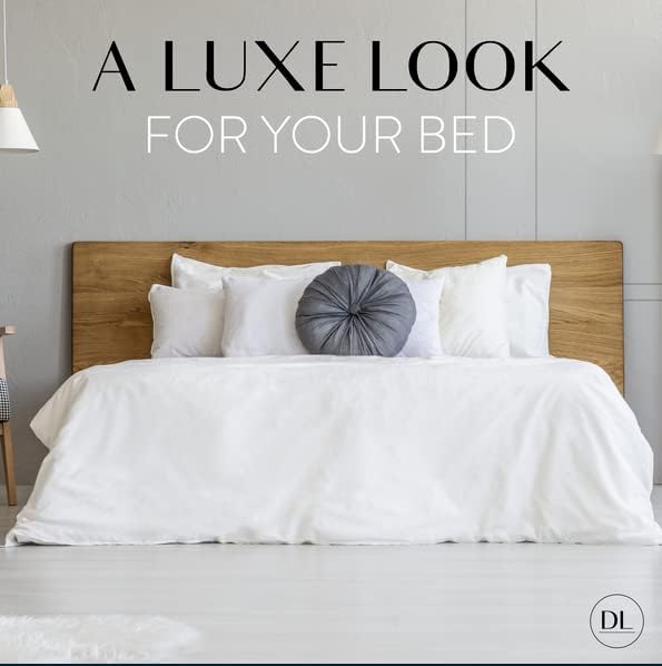 Danjor Linens California King Sheet Set - 6 Piece Set Including 4 Pillowcases - Deep Pockets - Breathable, Soft Bed Sheets - Wrinkle Free - Machine Washable - Gray Cal King Bed Sheets - 6 pc - LeafyLoom