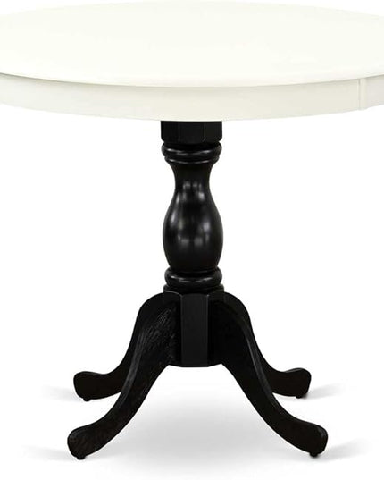 East West Furniture Dining Table, 36x36 Inch, AMT-LBL-TP - LeafyLoom