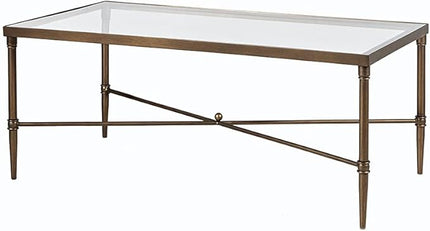 NicBex Coffee Table Wooden Coffee Table with Storage Rectangle Center Tables with Metal Legs Dining Table for Living Room, Dining Room, Office, and Bedroom,44" W, Bronze - LeafyLoom