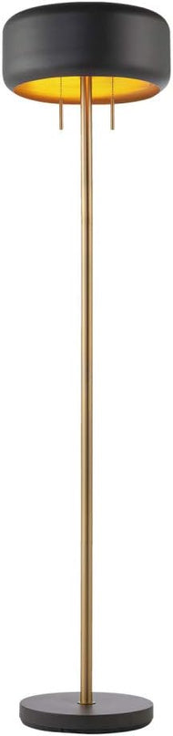 Globe Electric 67346 Novogratz x Globe Floor Lamp, Dark Gray - LeafyLoom