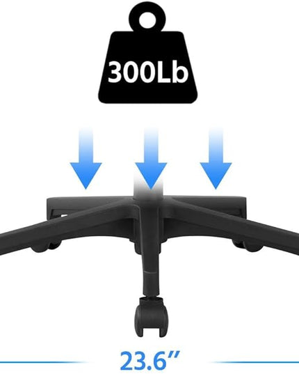 Yaheetech Office Chair Mid Back Executive Task Swivel Rolling Gaming Lumbar Support Modern Desk Computer Ergonomic Mesh Embody Chair Rolly Study Chair with Armrests, Dark Grey - LeafyLoom