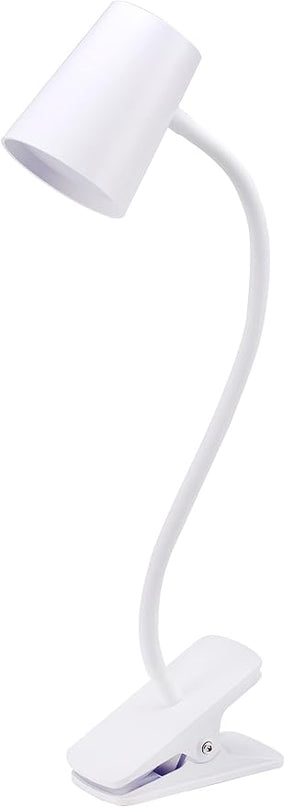 Bostitch Office Adjustable LED Clamp Light, Compact Design, Flexible Neck, Flicker Free, Suction Cups for Stable Installation, White (LED2103) - LeafyLoom