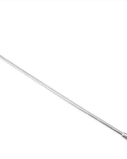 01 Friendly to Eyes Easy to Use LED Mini USB Lamp, No Flicker USB LED Lamp, for Desk(Silver, Warm Light) - LeafyLoom
