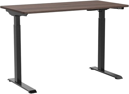 Serta Creativity Electric Height Adjustable Desk, 47" Inch Wood Desktop Sit Stand Table for Office, Work from Home Furniture, Easy to Assemble, Dark Brown - LeafyLoom
