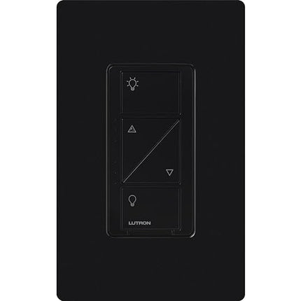 Lutron Caseta Original Smart Dimmer Switch (Lutron Smart Hub Required), for LED Lights, 150 Watt, Single-Pole/3-Way, No Neutral Required, PD-6WCL-BL, Black Lutron