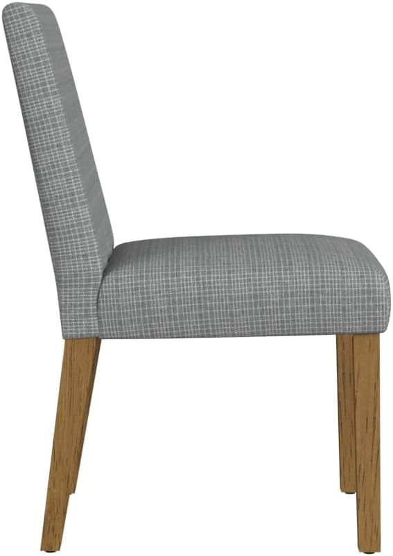 HomePop Classic Upholstered Parsons Dining Chairs, Single Pack, Gray - LeafyLoom