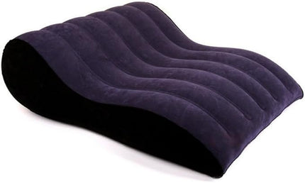 Inflatable Breads Pillow, Bed Wedges & Body Positioners Pillow, Traveling Pillow, Body Position Cushion, Surface Flocking for Sleeping Traveling Yoga (S-Shape Chair & Bed) - LeafyLoom