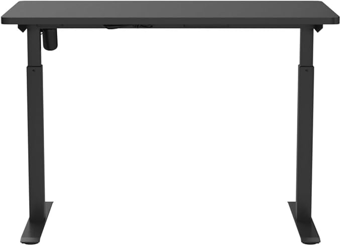 NicBex Adjustable Desk Home Office Whole Piece Electric Standing Desk Height Adjustable Desk, Sit Stand Desk Home Office Desks Adjustable Height Standing Desk, Black - LeafyLoom