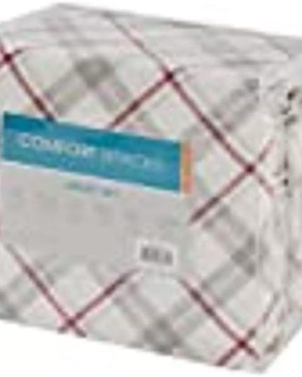 Comfort Spaces Cotton Flannel Breathable Warm Deep Pocket Sheets with Pillow Case Bedding, Queen, Grey/Red Plaid 4 Piece - LeafyLoom