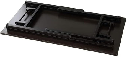 Need Computer Desk Folding Table Writing Desk/Compact Desk/Foldable Desk with BIFMA Certification, No Install Needed, Black AC5CB-100-60 - LeafyLoom