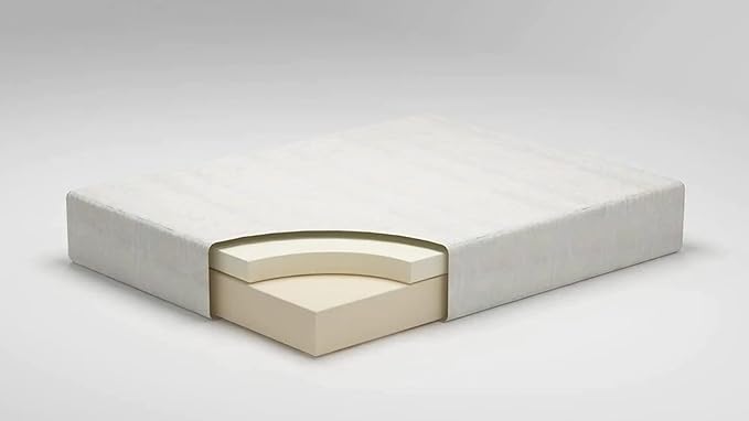 Signature Design by Ashley California King Size Chime 12 Inch Medium Firm Memory Foam Mattress with Green Tea & Charcoal Gel, White - LeafyLoom