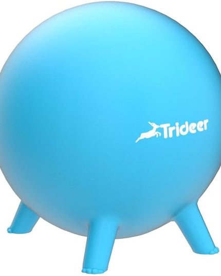 Trideer Flexible Seating for Classroom Elementary, Yoga Ball Chairs for Kids, Wobble Chair of School Supplies for Sensory Kids, Student Desk Chairs for Homeschool (Blue, 55cm) - LeafyLoom