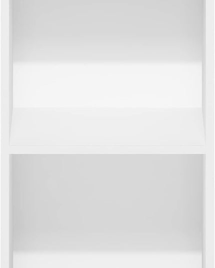 Furinno Luder Bookcase / Book / Storage, 2-Tier Cube, White - LeafyLoom