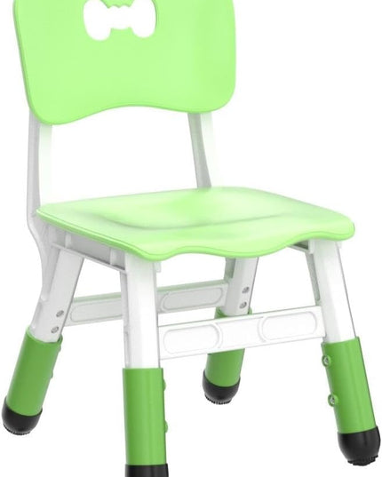 Adjustable Kid Chairs Indoor 3 Level Adjustable Suitable for Children Age 2-6. Maximum Load-Bearing 220LBS Suitable for Family Classroom and Nursery Child Seat Set (2-Pack-Green) - LeafyLoom