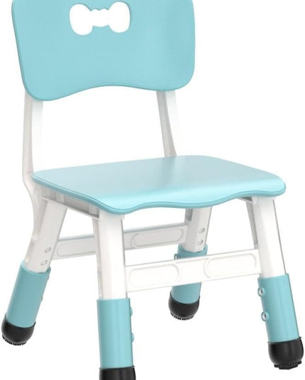 Adjustable Kid Chairs Indoor 3 Level Adjustable Suitable for Children Age 2-6. Maximum load-bearing 220LBS Suitable for Family Classroom and Nursery Child Seat Set (2-Pack-Ink Blue) - LeafyLoom