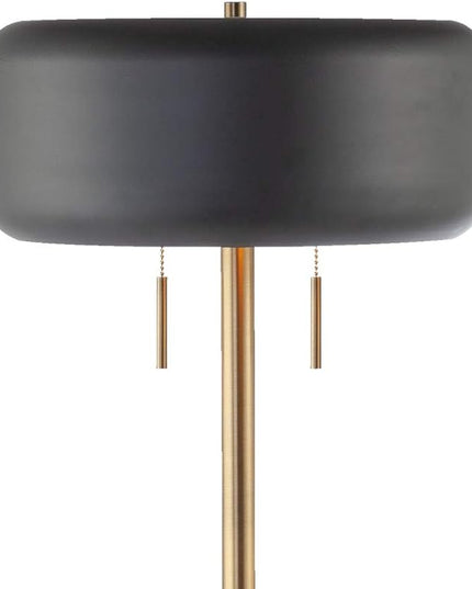 Globe Electric 67346 Novogratz x Globe Floor Lamp, Dark Gray - LeafyLoom