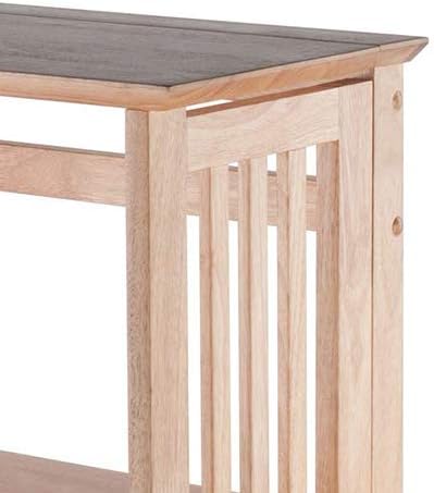 Winsome Wood Mission Shelving, Natural - LeafyLoom