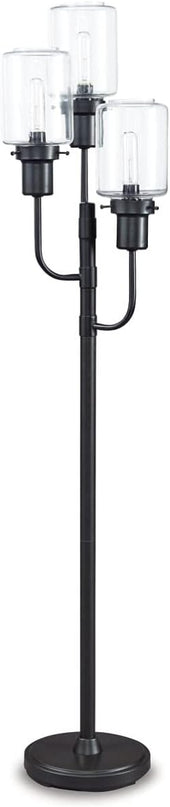 Signature Design by Ashley L207171 Jaak Floor Lamp, 13" x 13" x 59.75", Bronze Finish - LeafyLoom