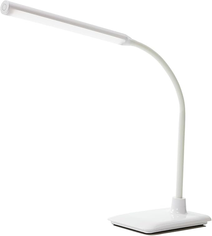 Daylight UN1420 Uno LED Art & Craft Table Lamp-White - LeafyLoom