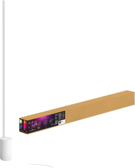 Philips Hue Signe Smart Floor Lamp, White - White and Color Ambiance LED Color-Changing Light - 1 Pack - Indoor - Control with Hue App - Works with Alexa, Google Assistant, and Apple Homekit - LeafyLoom