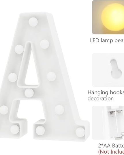 Marquee Light Up Letters Marquee Letters for Wall Decor Marry Me Light Up Letters Alphabet Letters Led Lights A Halloween Decorations Christmas Decorations Birthday Decorations Baby Shower Decorations - LeafyLoom