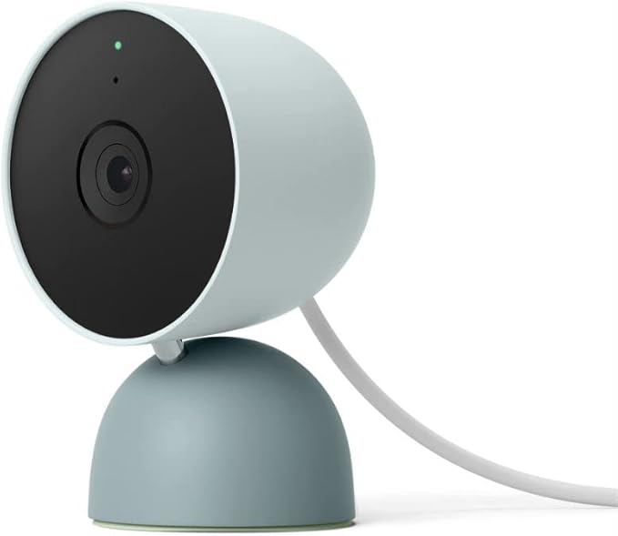 Google Nest Security Cam (Wired) - 2nd Generation - Fog, 1080p, Motion Only GoogleLLC