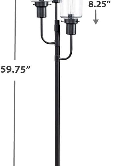 Signature Design by Ashley L207171 Jaak Floor Lamp, 13" x 13" x 59.75", Bronze Finish - LeafyLoom