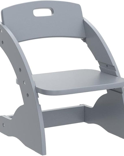 HOUCHCIS Toddler Chair, Wooden Toddler Chair for Kids, Adjustable Kids Chairs for Toddlers, Toddler Chairs and Small Chair, Kids Chair (Grey) - LeafyLoom