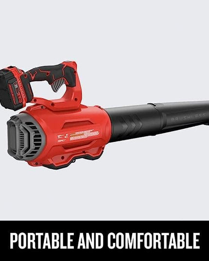 CRAFTSMAN 20V MAX Cordless Leaf Blower, Battery & Charger Included (CMCBL720M1) Red - LeafyLoom