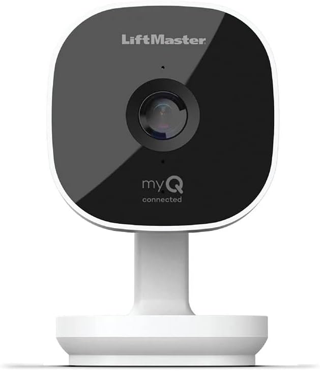 LiftMaster myQ Smart Garage HD Camera - WiFi Enabled - myQ Smartphone Controlled - Two Way Audio - Works with Key by Amazon in-Garage Delivery - Model MYQ-SGC1WLM, White FAS