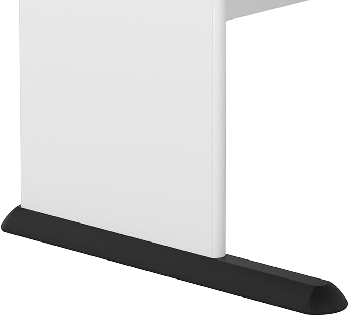 Bush Business Furniture Studio A 72W Computer Desk in White, 6 Foot Gaming and Work Table for Home or Professional Office - LeafyLoom