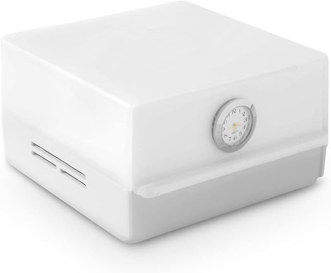 Kosher for Shabbos LED Lamp with Drawer, Table lamps and nightlight for Living Rooms, Bedrooms, Baby Nursery, Home Office, Reading, Bulb lasts 50,000 hours,(White) - LeafyLoom