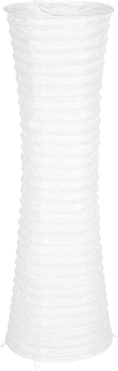 Paper Floor Lamp Shade, Foldable and Minimalist Style Rice Paper Lamps Classic Modern Paper Floor Light Bulb Cage Guard for Living Room Bedroom Décor - LeafyLoom