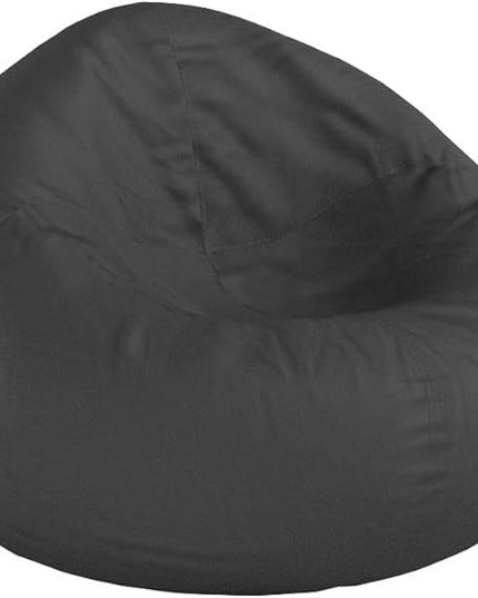 Posh Bean Bag Chair for Children, Teens & Adults - 35", Heather Gray - LeafyLoom